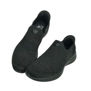 Skechers Martha Stewart Ultra Flex 3.0 Shoes Neptune Black Hands Free Sz 8.5